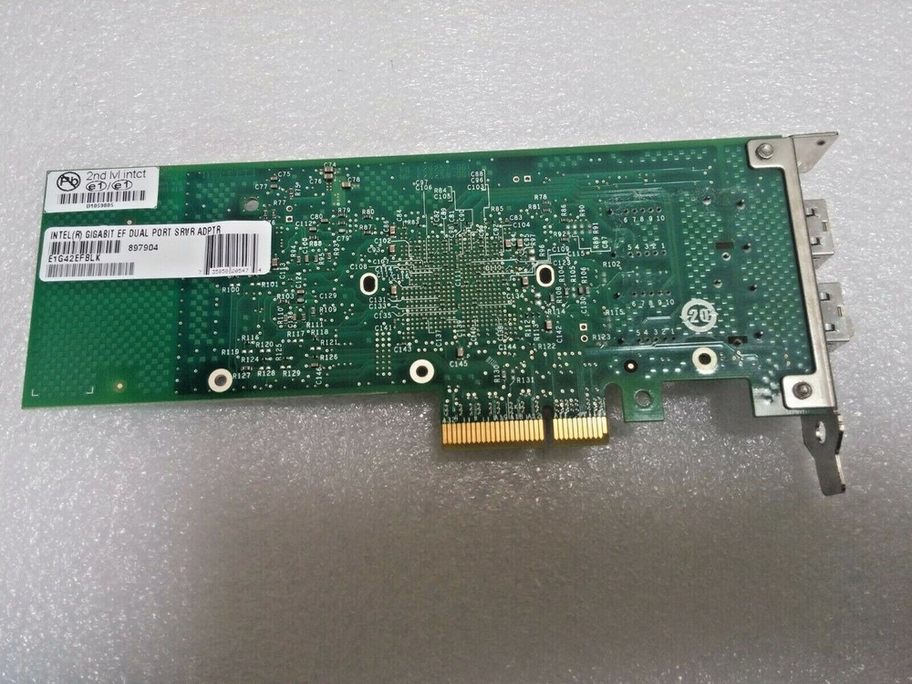 Original Intel Gigabit EF Dual Port Server Adapter E1G42EFBLK Low Profile