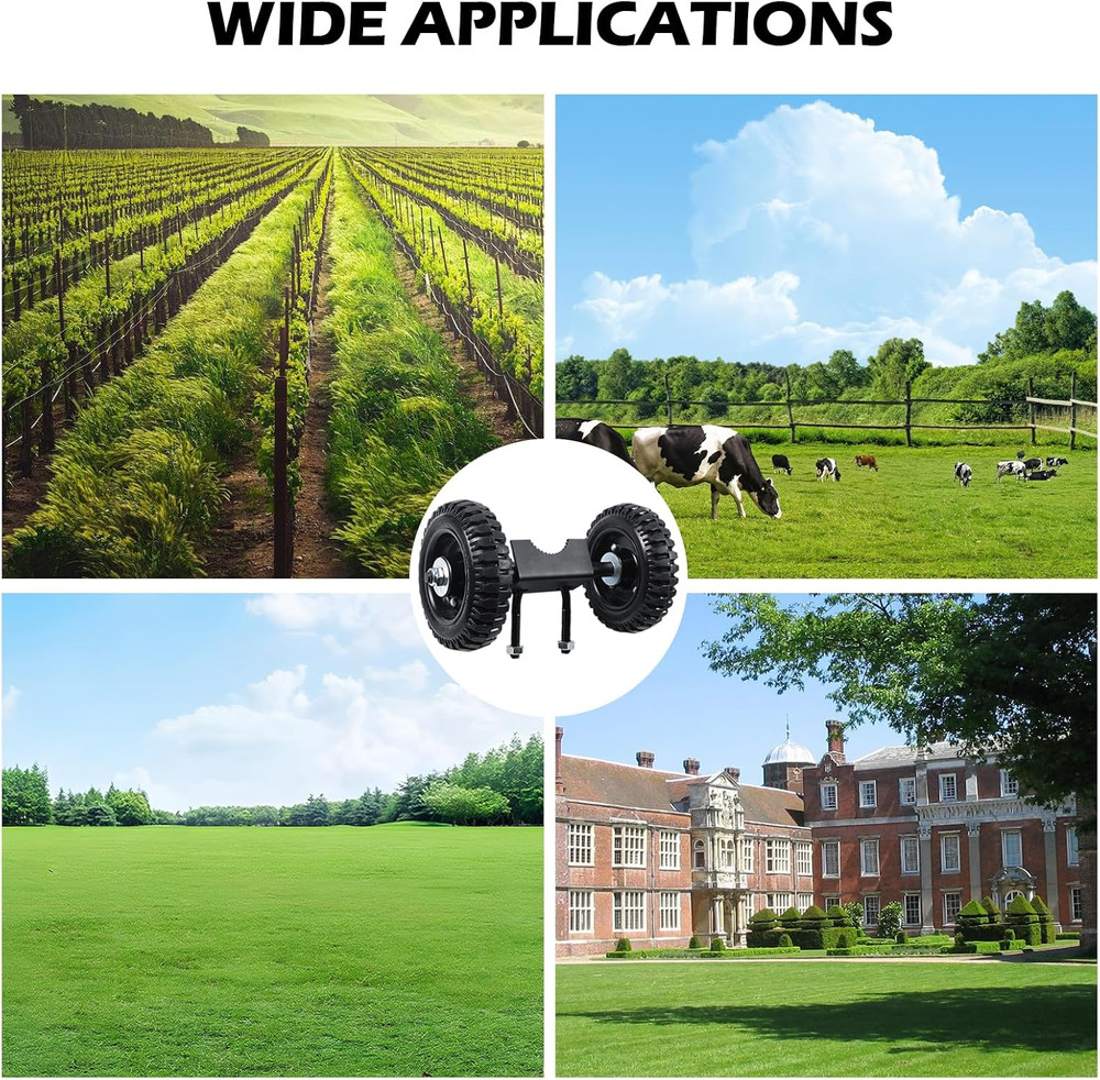 6" Rolling Gate Hardware Kit for Chain Link & Sliding Farm Gates