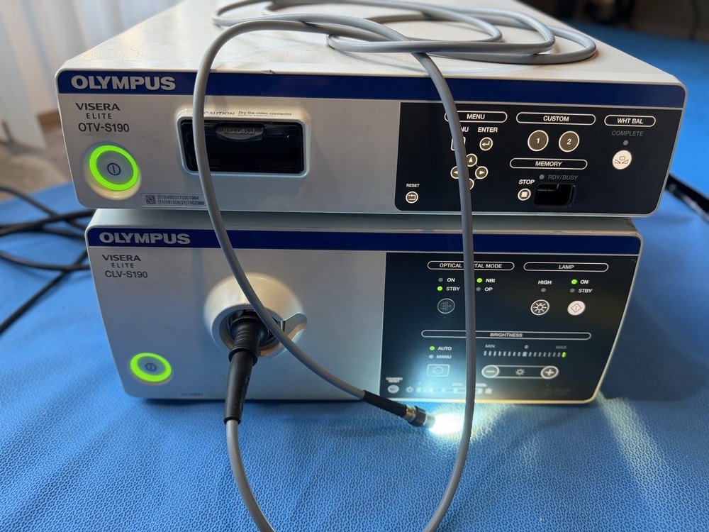 Olympus Visera Elite OTV-S190 Camera System And CLV-S190 Light Source Set