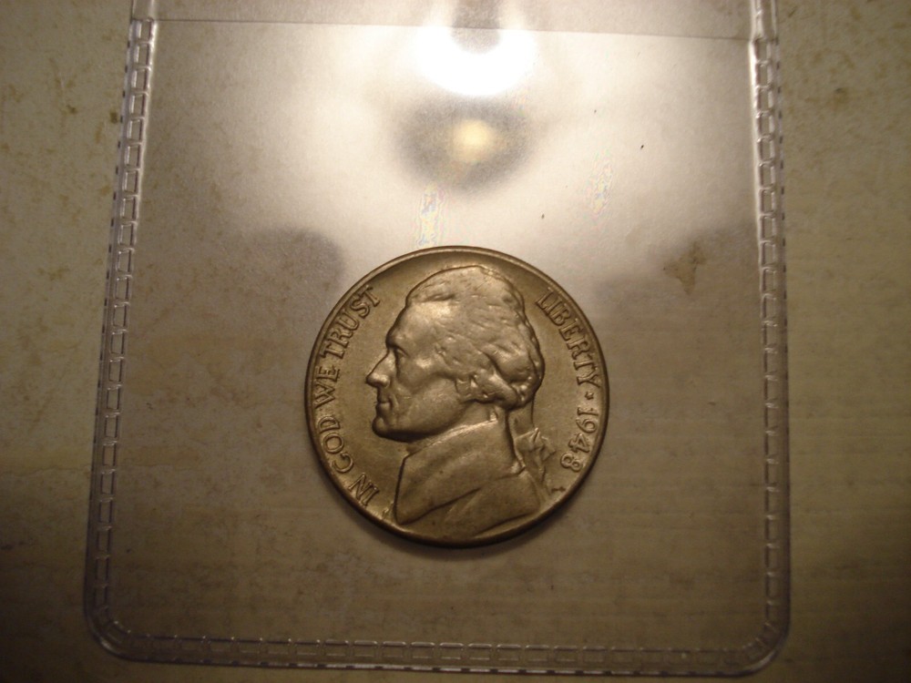 1948-S JEFFERSON NICKEL (AB)