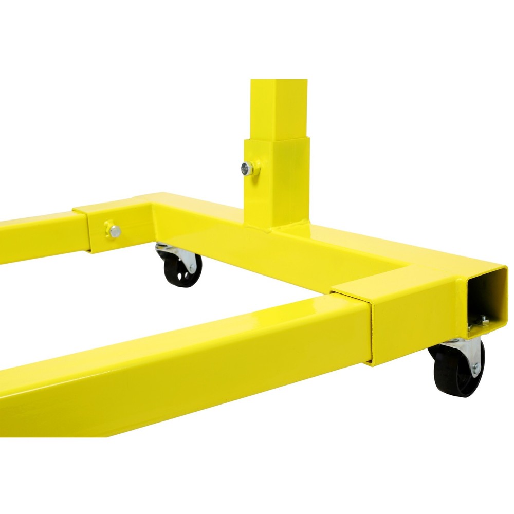 1250 LBS Capacity Engine Stand - 360° Adjustable Head, 4 Swivel Wheels