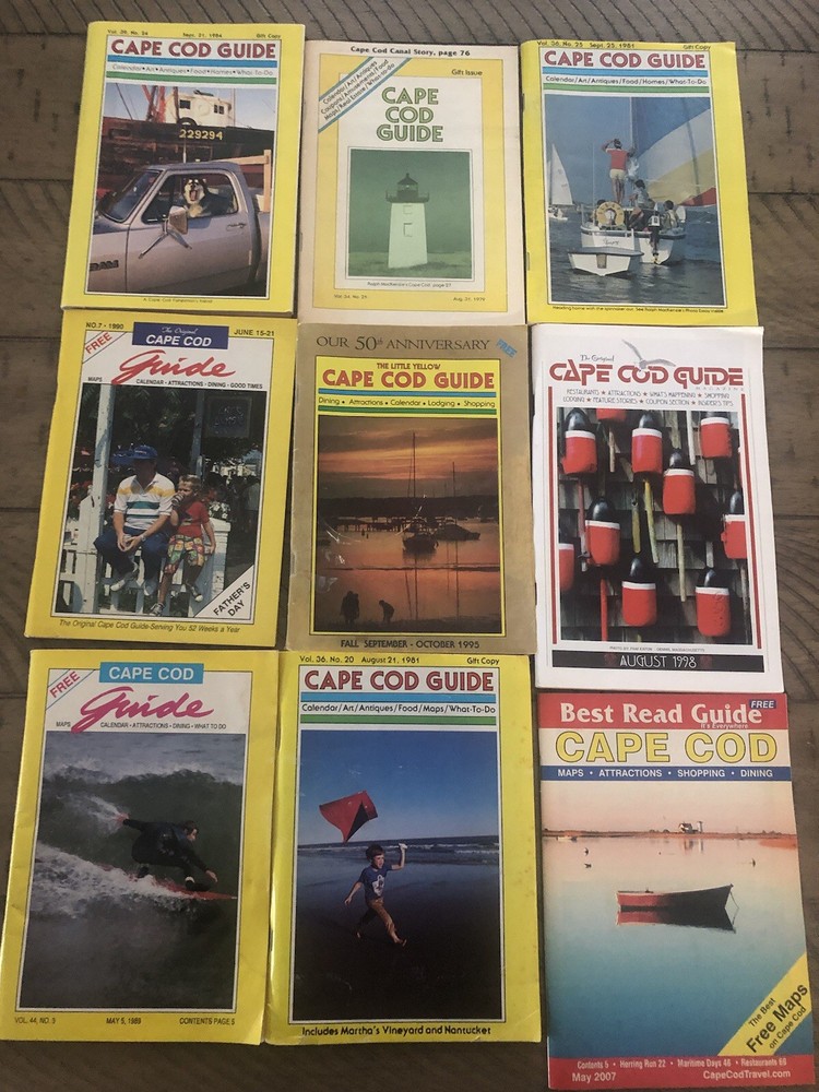 Cape Cod Guide 9 Issues.