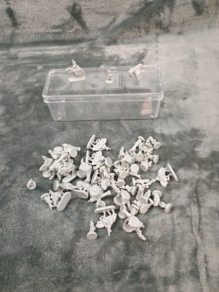 1993 Risk Board Game Replacement Game Pieces Units w/ Clear Boxes Pre-owned