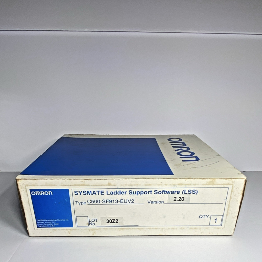 Omron SYSMATE Ladder Support Software C500-SF913-EUV2 Ver. 2.20 PLC Programming