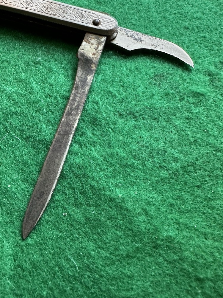 Soviet Cold War Titanium Folding Utility Knife - URSS