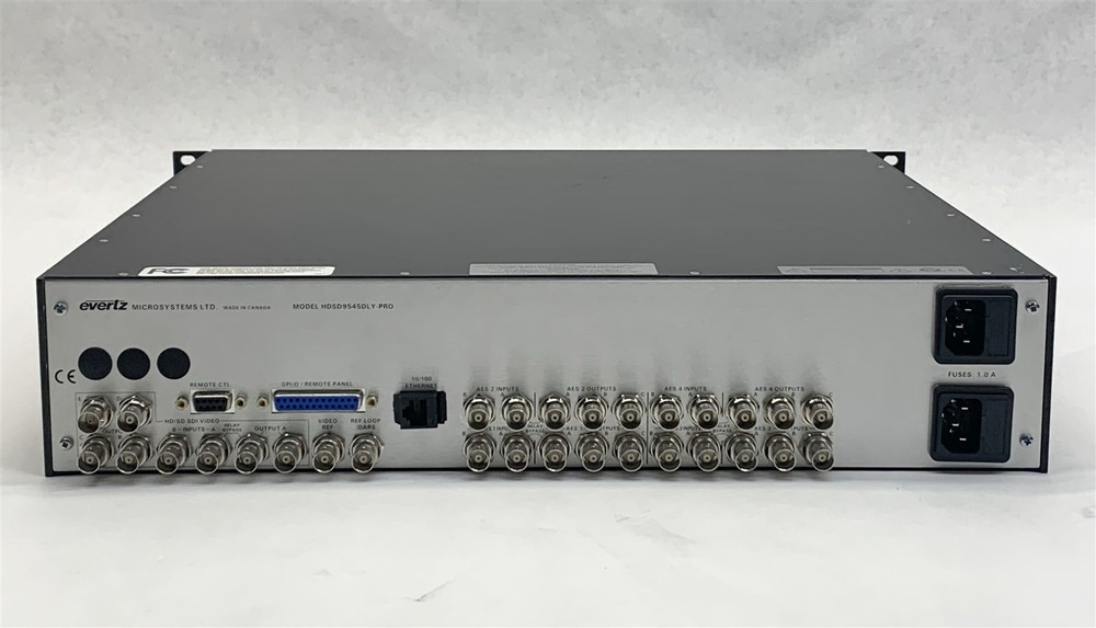 Evertz HDSD9545DLY-PRO HD/SD Audio & Video Delay Time Shift Processor