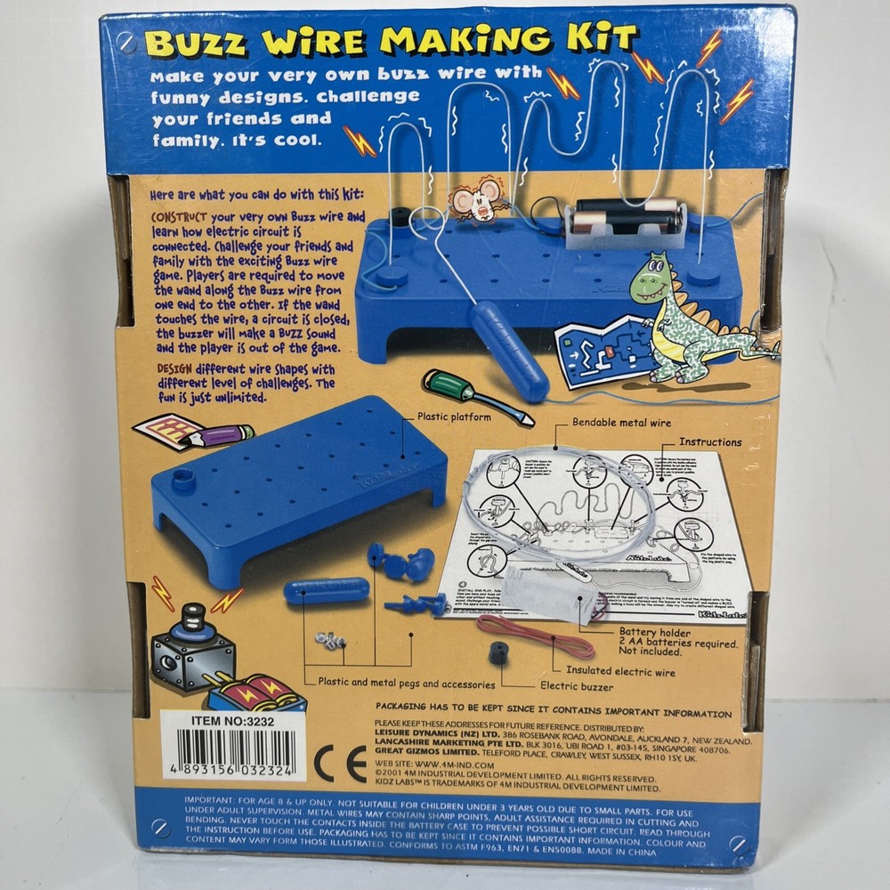 Kidz Labs Buzz Wire Making Kit 4M Learning And Creating Kit
