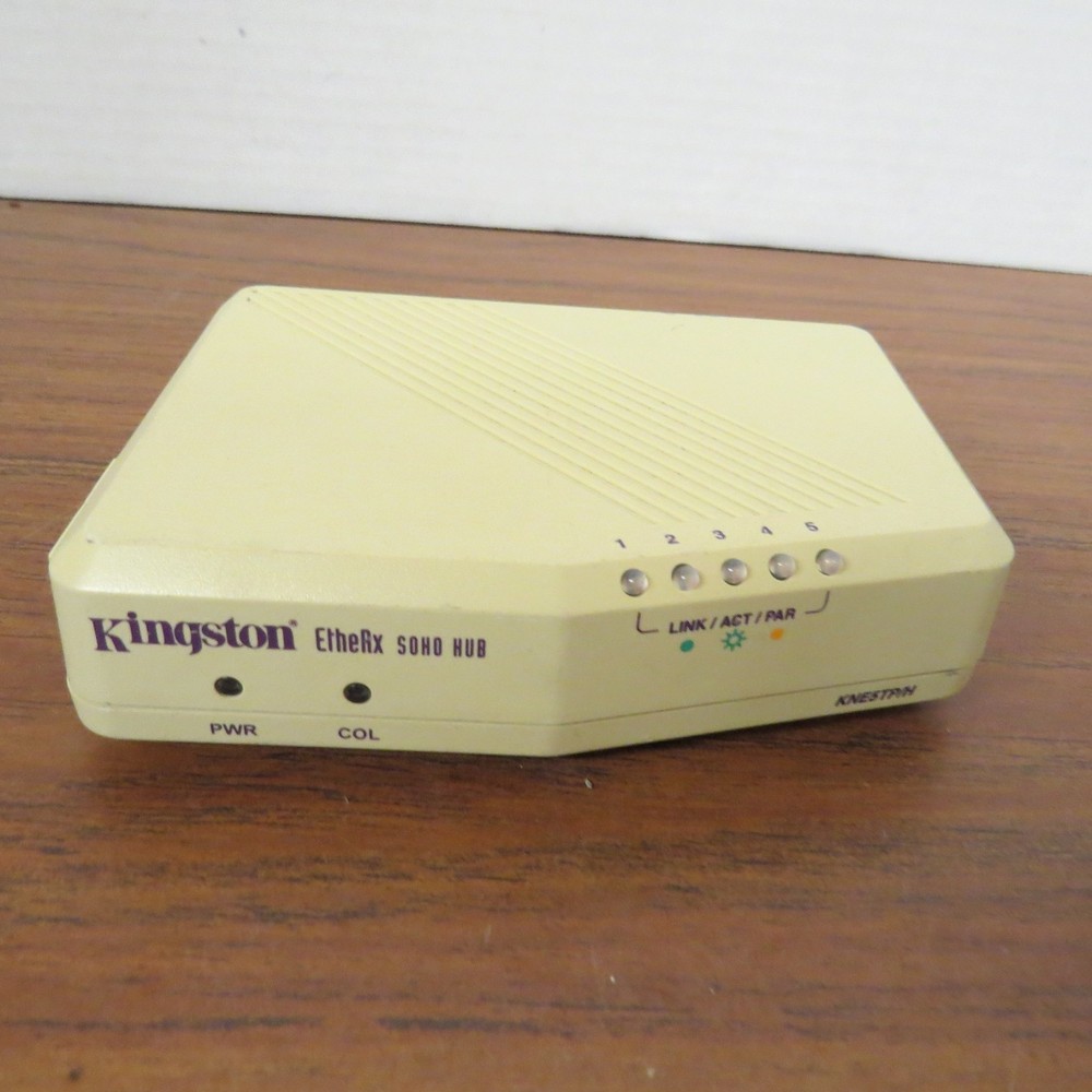 + Kingston Technology EtheRx KNE5TP/H 5-Port External Hub - No Adapter