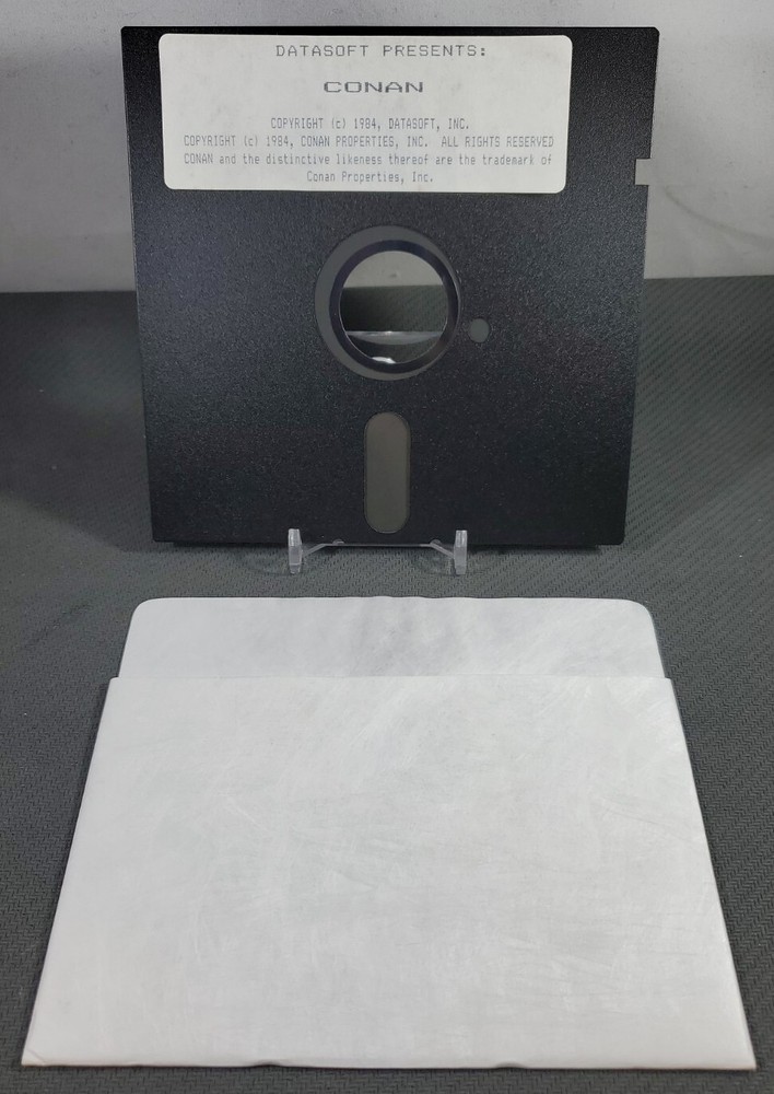 Commodore 64: Conan, 5 1/2" Floppy Disk, 1984, Used