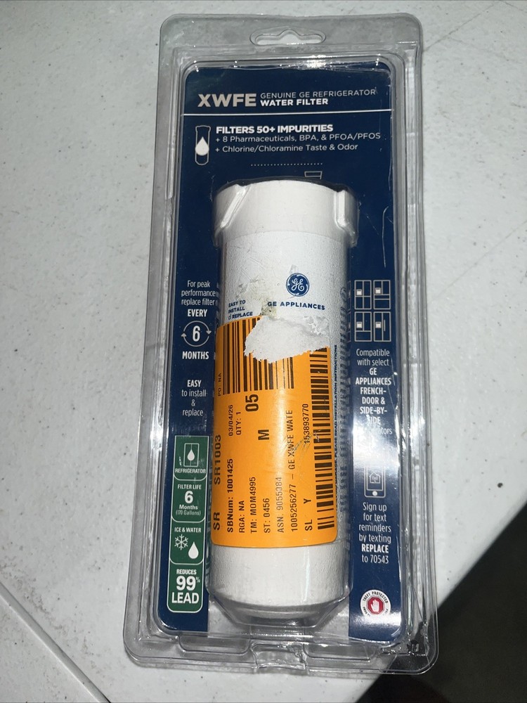 GE XWFE Water Filter - White