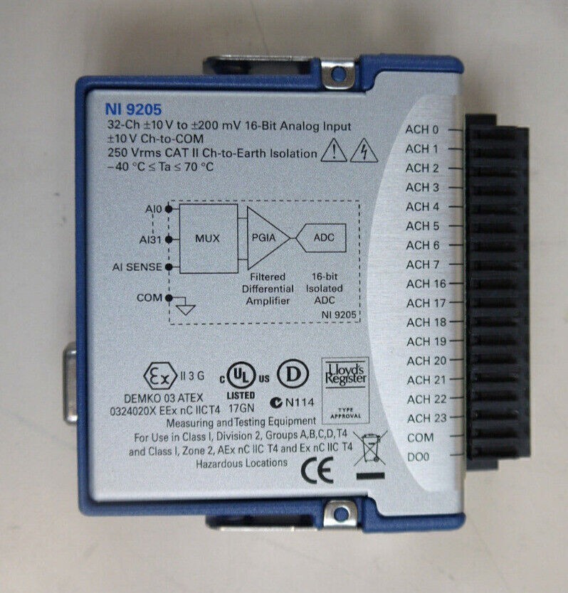 National Instruments NI-9205  cDAQ Analog Input Module 32 Channels Free Shipping