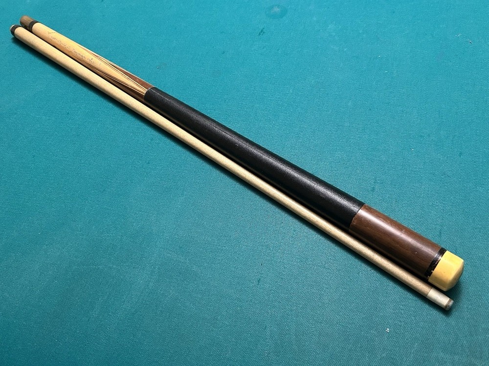 Vintage Inscribed Pool Cue