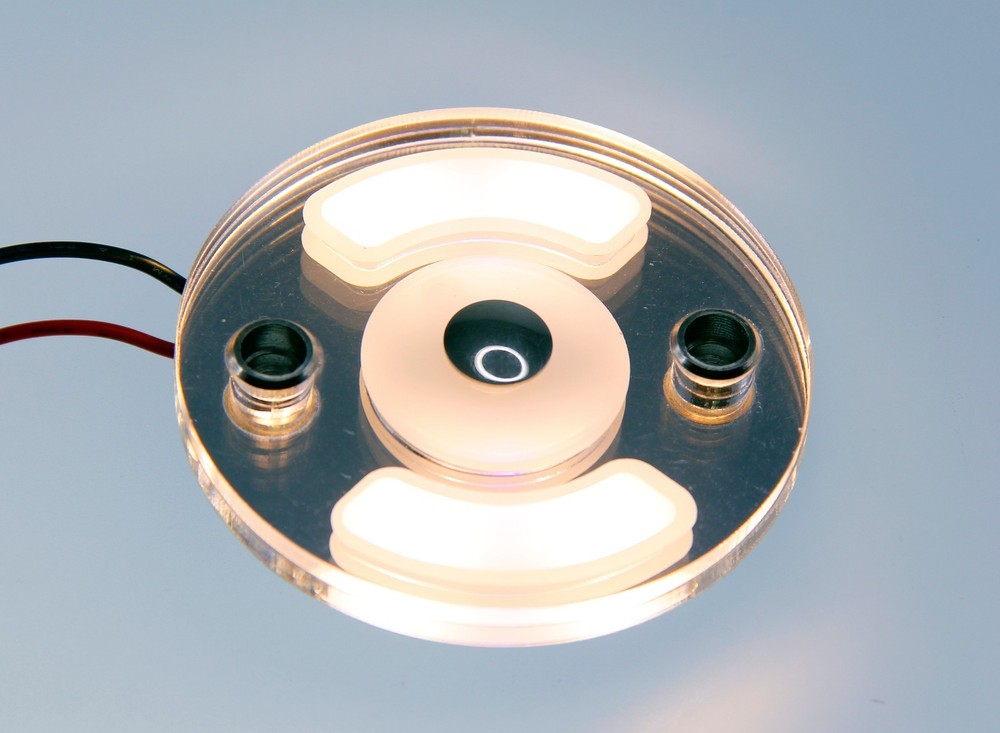 Pactrade Marine LED Ceiling Courtesy Light Arcrylic Mirror Finished Touch Switch