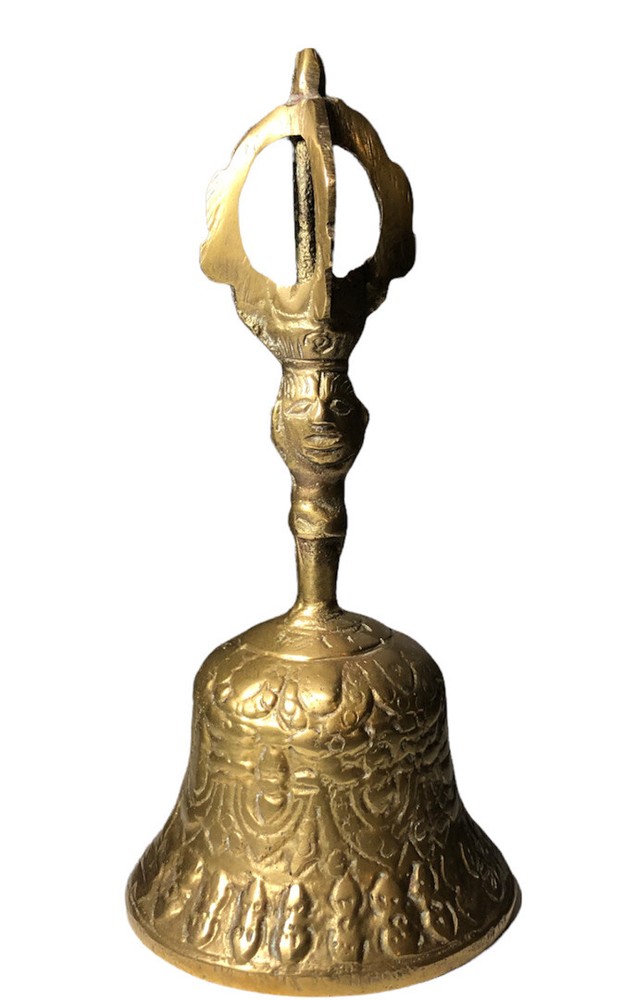 6 inch solid brass cast bell