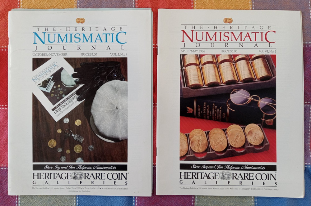 Heritage "Numismatic Journal" (2) issues from 1986