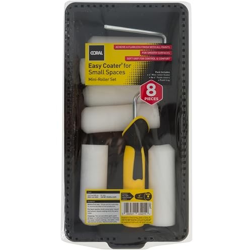 43401 Easy Coater Paint Mini 4" Mini - 8PC (Gloss) Single Mini-Roller Set
