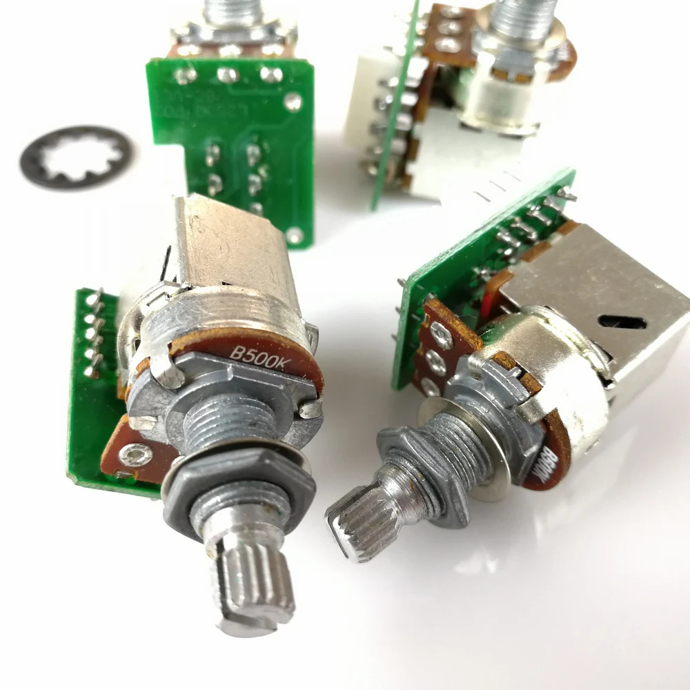 B500K Push-Pull Potentiometer with Circuit Board