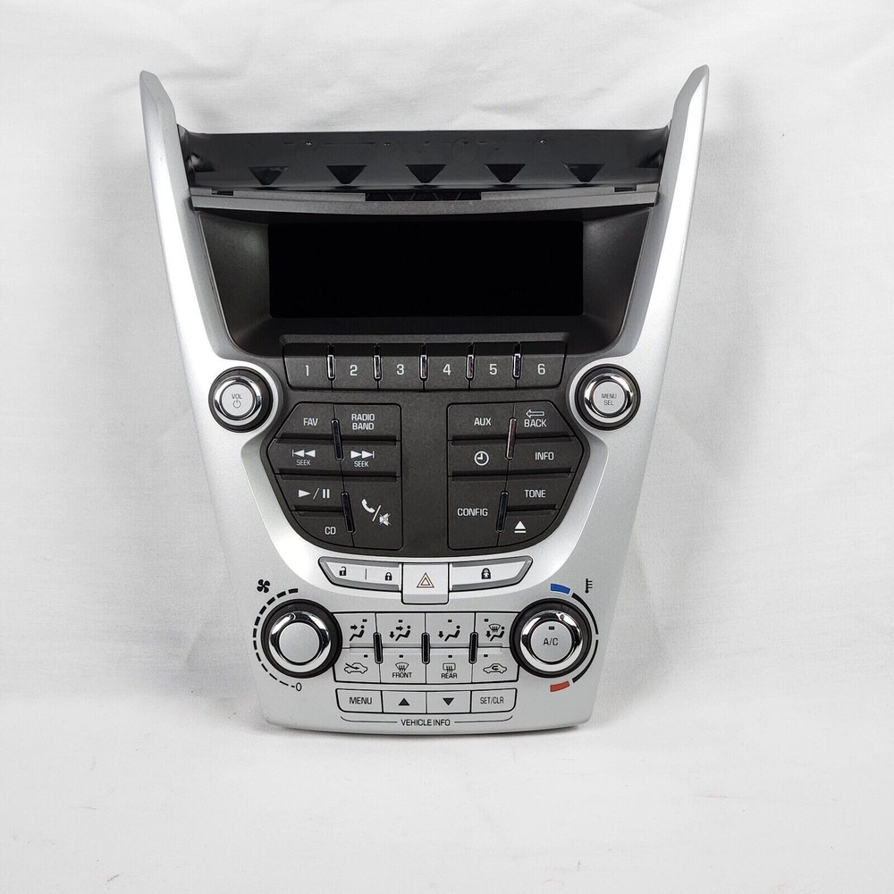 2012 -2015 Chevy Equinox Radio Control Panel AC Heater Temperature Control