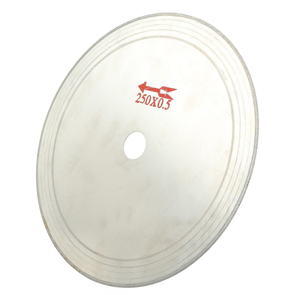 10" inch Thin Diamond Saw Blade Arbor hole 25.4mm Cutting Disc Lapidary Tools