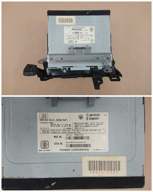 RB3 Odyssey Genuine HDD Navigation Unit 2011 CD DVD Bluetooth Absolute JP Used