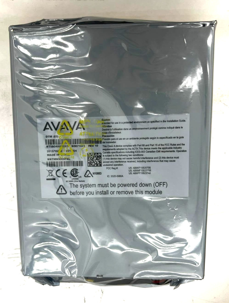 New Open Box Avaya Digital Trunk MBM(E5) Digital Trunk Interface