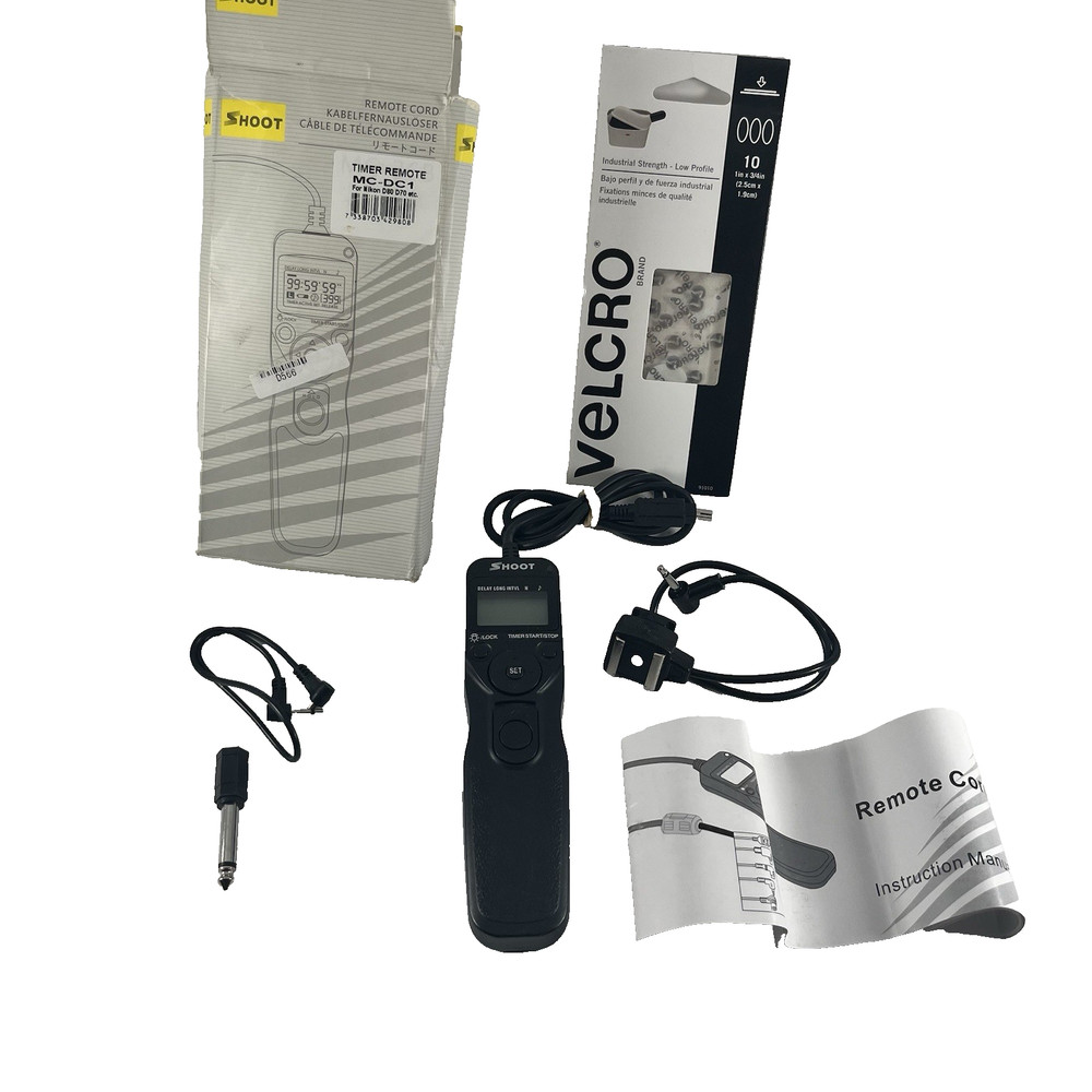 Shoot MC-DC1 Timer Remote Shutter Release for Nikon D70 D80 Intervalometer