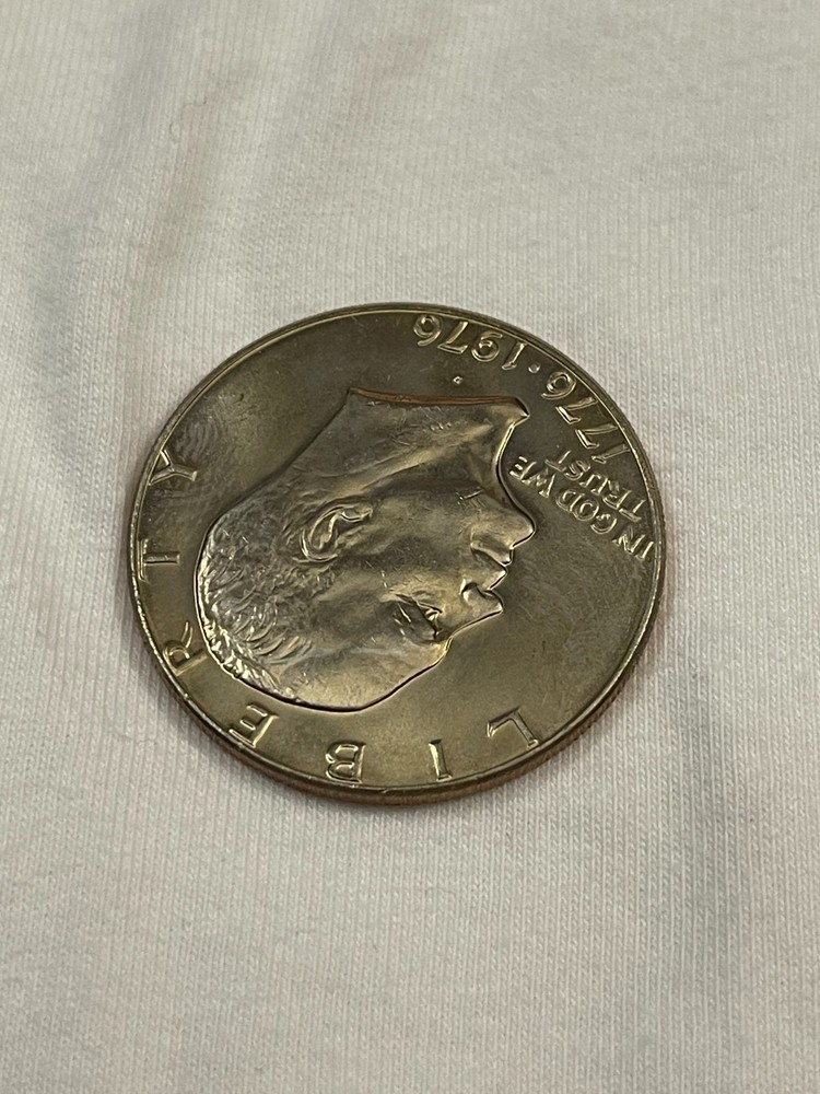 1976 Bicentennial Eisenhower Dollar Coin Error Mint Mark 14