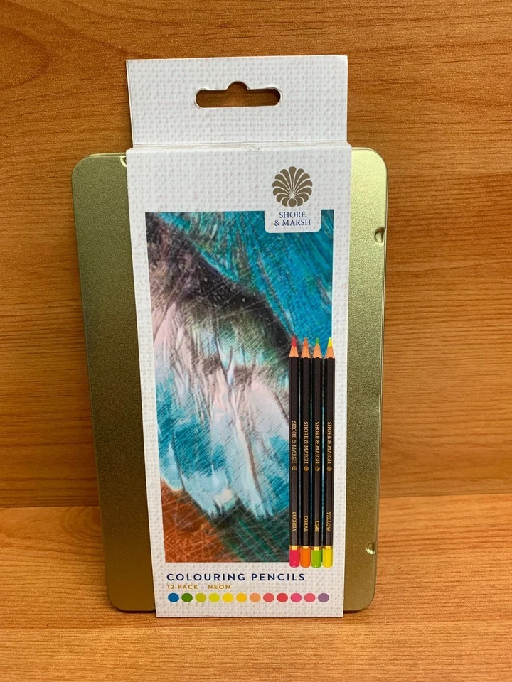 Shore & Marsh Assorted Colouring Pencils 12 Pack