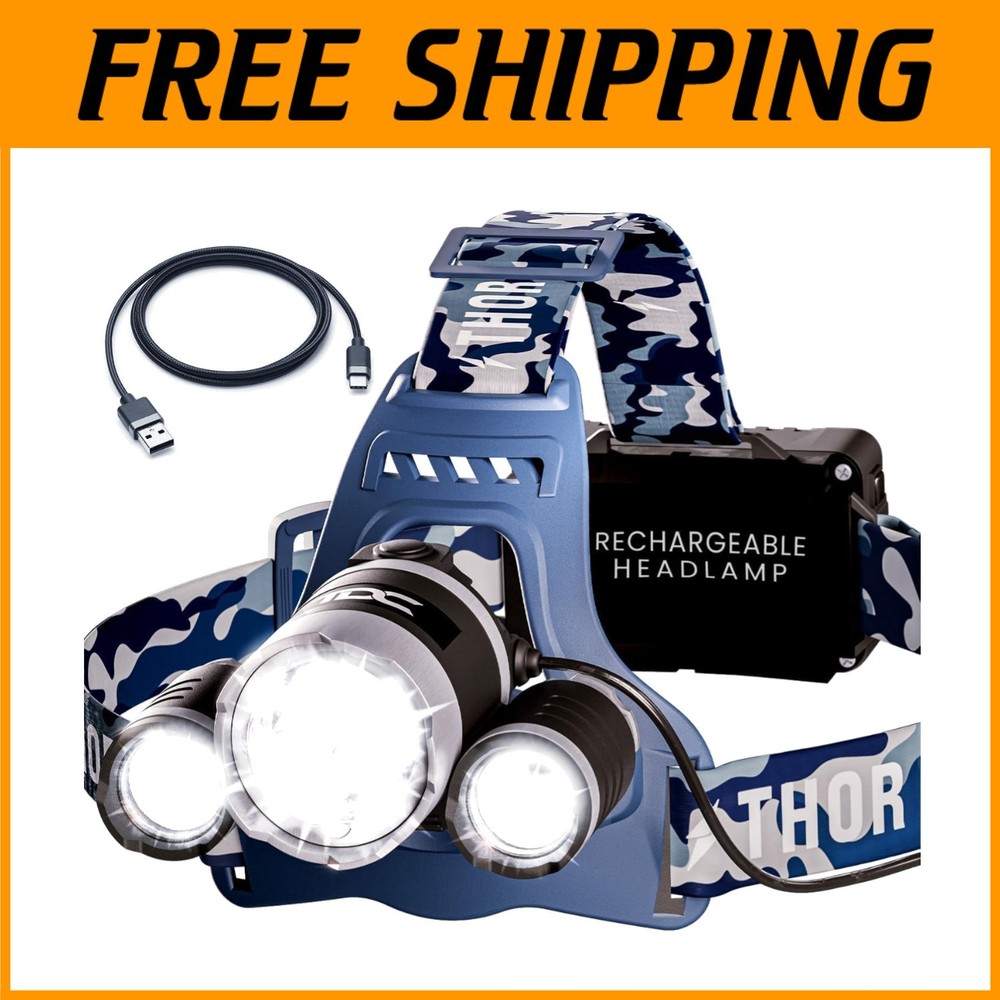 Long Range Headlight - USB-C Rechargeable, 1080 Lumen