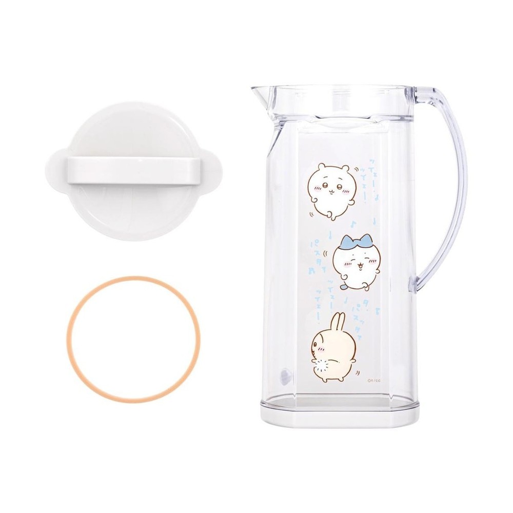 CHIIKAWA Cold Water Plastic Pitcher & 2 Cups - New