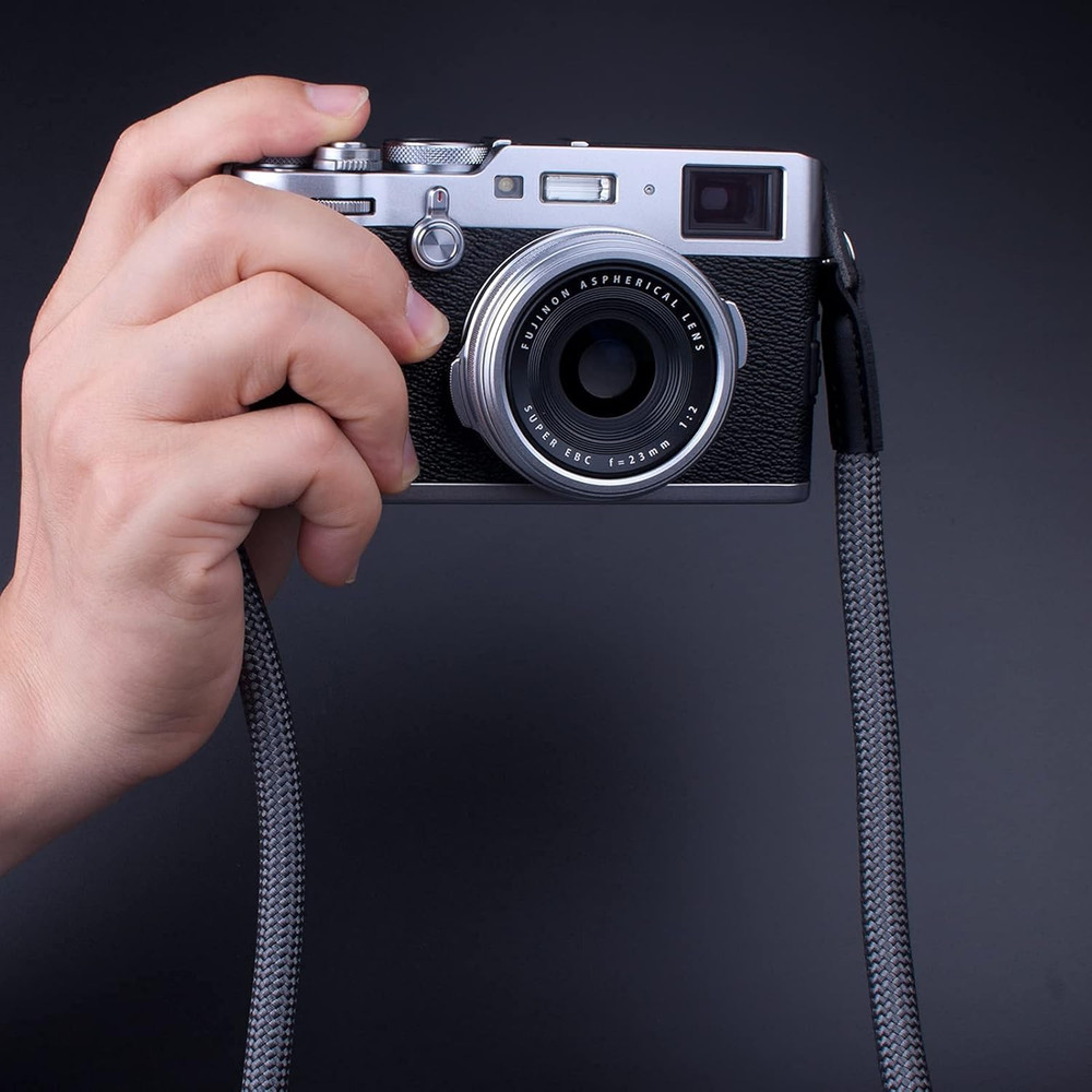 Camera Strap,Climbing Rope Camera Strap for Round Hole Interface DSLR SLR Gray