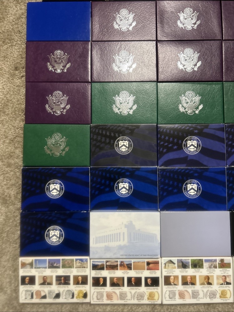 1968 to 2017 COMPLETE RUN US MINT PROOF SETS 50 ORIGINAL SETS