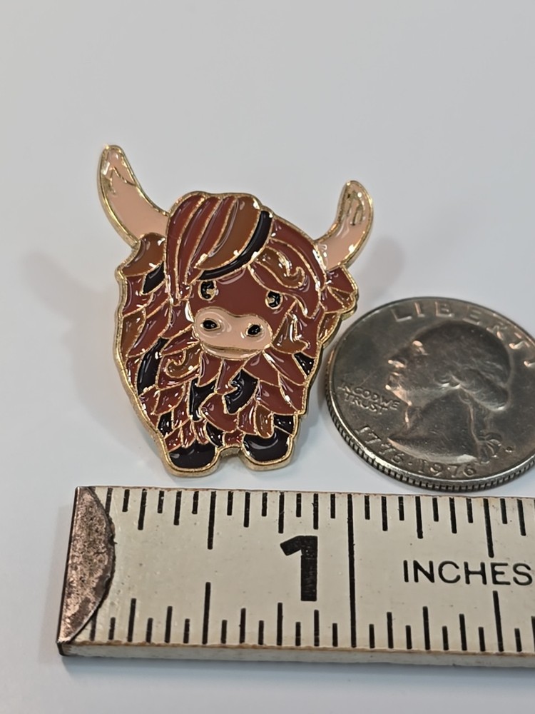 Highland Cow Lapel Pin *