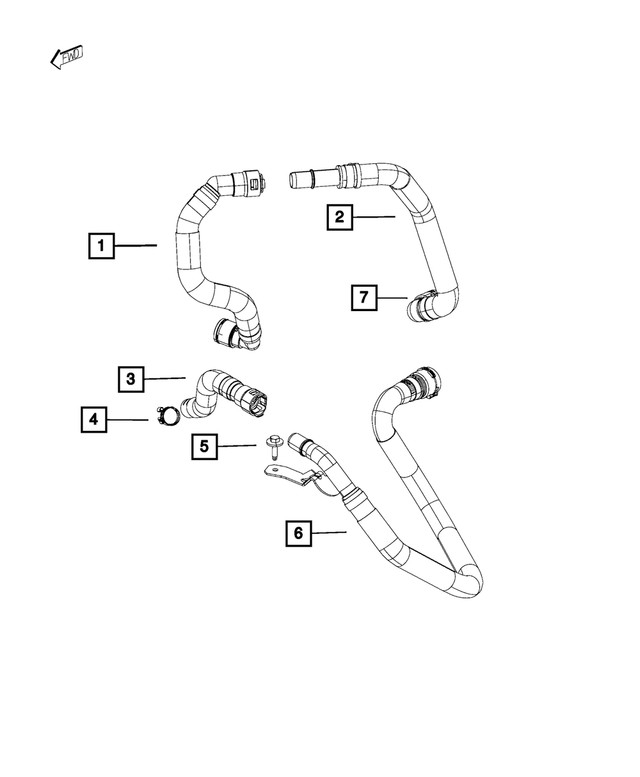 Genuine Mopar Hose Clamp 68138724AA