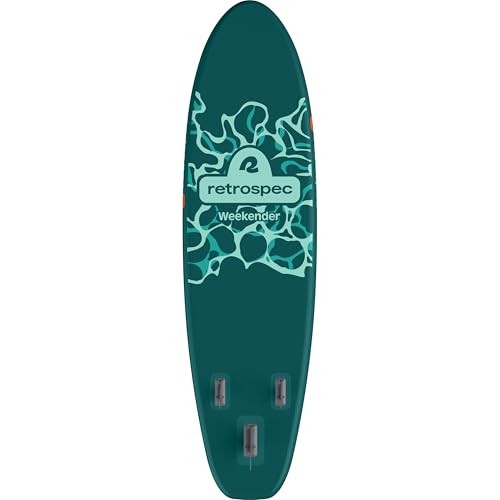 Weekender Inflatable Stand Up Paddle Board Includes Paddle, Pump, Travel Bag