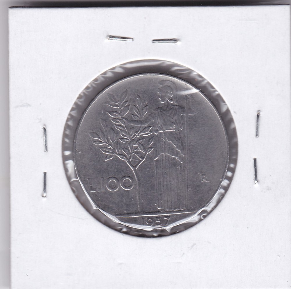 1957 Italy 100 Lire L2
