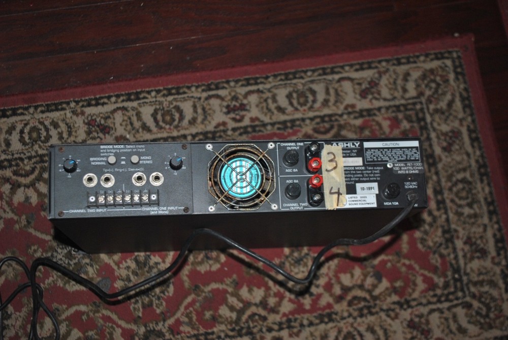 ashley model 1000c power amplifier