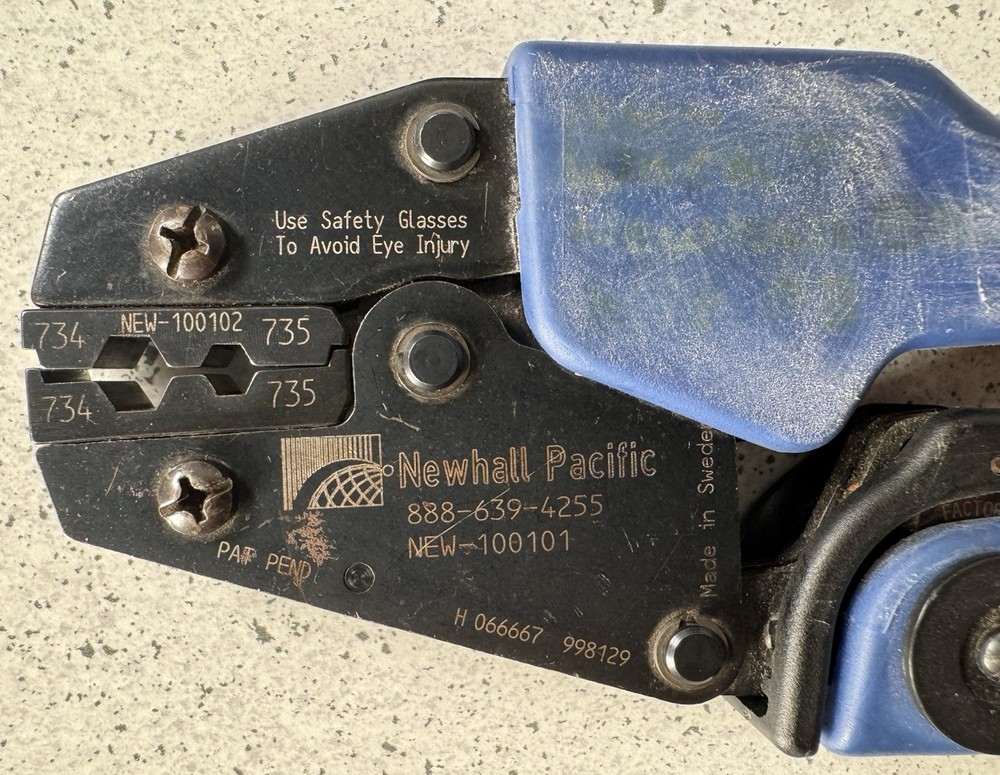 Newhall Pacific R5473A Crimper Set