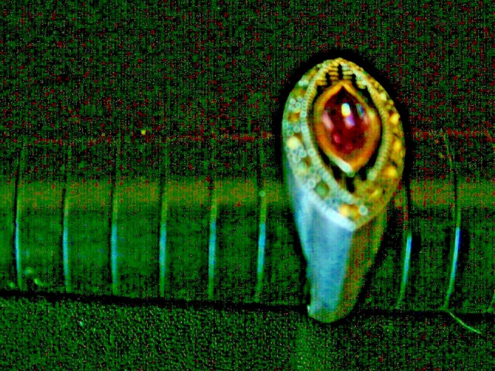 A very nice Silver Amethyst and Marcasite ring Size Q