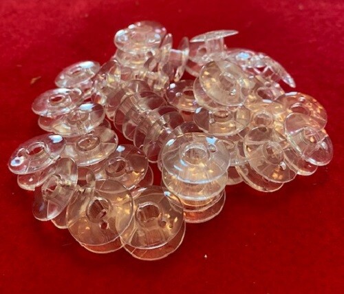 CLASS 66 BOBBINS CLEAR PLASTIC 172222P