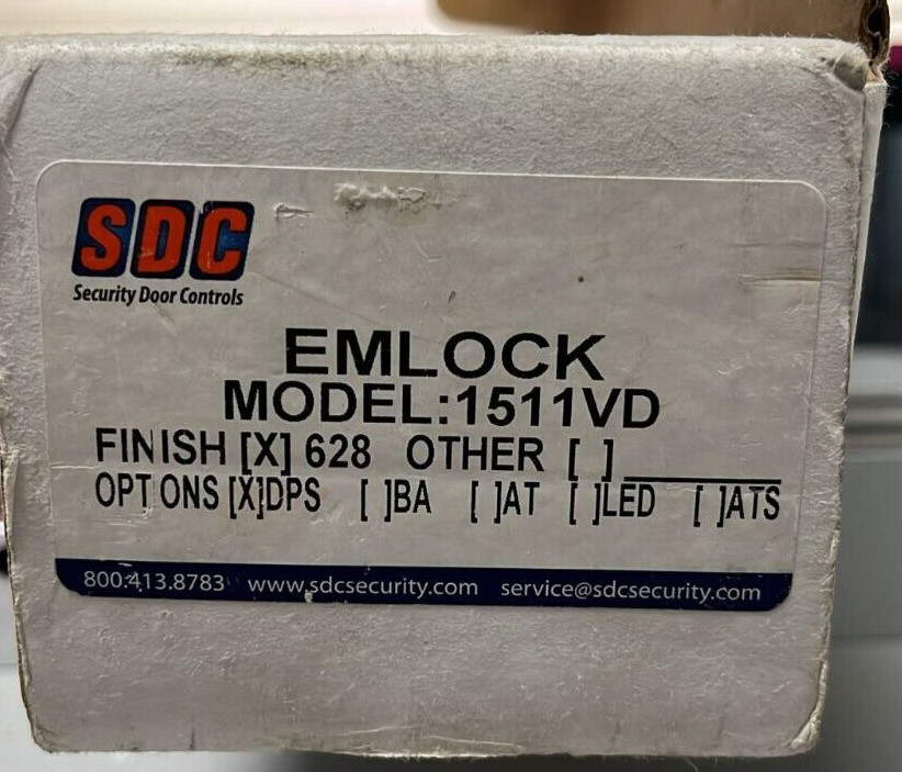 SDC EMLOCK Model 1511VD