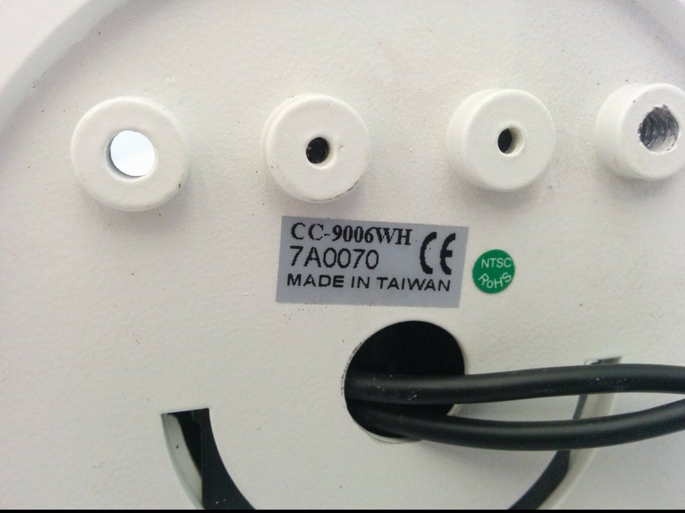 AMEBA CC-9006WH EYECOM DOME CAMERA, TRI-AXIS 12v-dc, 7A0070