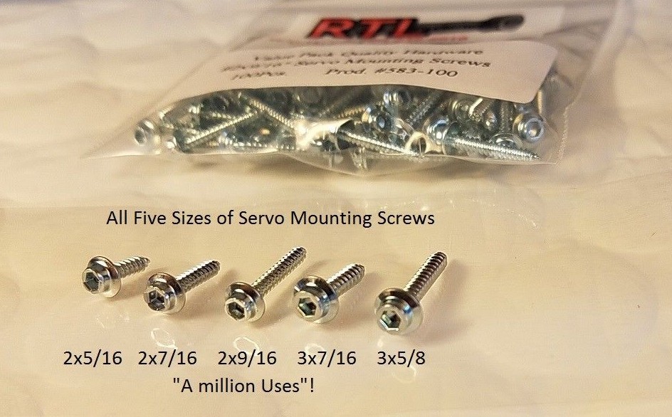 RC Hardware Fastener Kit for Radio Control Hobbies
