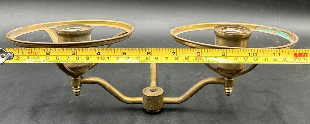 VINTAGE BRASS SCONCE/THEATRE/WALL LIGHT/LAMP.