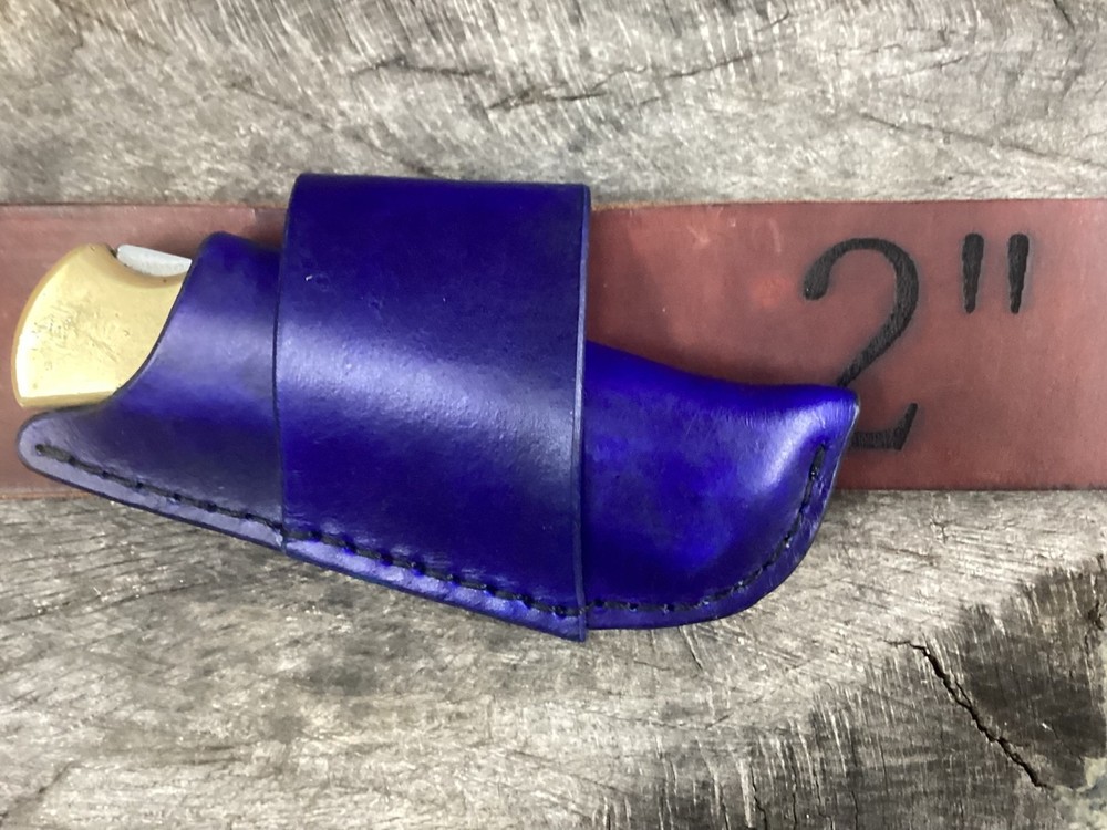 Leather Folding Knife Sheath Horizontal Buck 110 Size(Sheath Only)