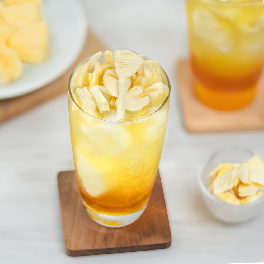 Tea Zone Freeze-Dried Pineapple, Diced - Bag