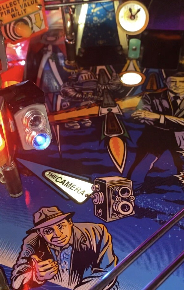 Twilight zone pinball camera mod