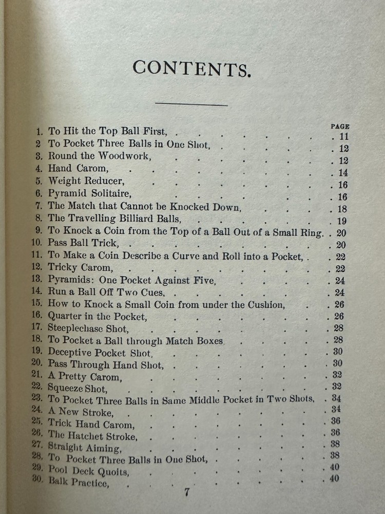 Tricks & Games On The Pool Table by Fred Herrmann 1967