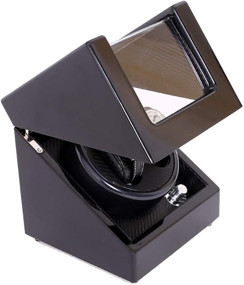 Watch Winders Automatic Mechanical Box Black Carbon Fiber Double Automatic
