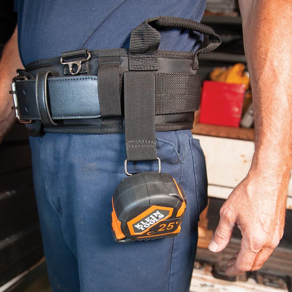 55918 Tool Belt, Electrician Belt Medium Black